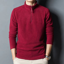 Load image into Gallery viewer, Men’s Double-Sided Fleece Stand-Collar Long-Sleeve Top
