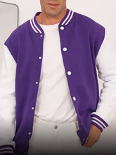 Load image into Gallery viewer, College Style Button Jacket
