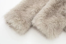 Load image into Gallery viewer, HH 2024 Women 's Vintage Soild Faux Fur Coat Turn-down Collar Long Sleeve Warm Plush Wool Coats Lady Winter Autumn Outwear
