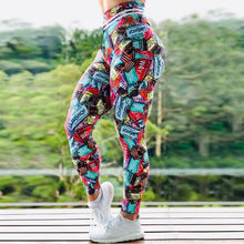 Load image into Gallery viewer, Leggings Women Sexy Sport Gym Training Print High Waist Yoga Pants Fitness Joggings Running Workout Legging Womens Clothing
