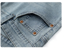 Load image into Gallery viewer, Men's Summer Thin Comfortable Jeans, Fashionable and Breathable Business Straight Pants, Loose Retro Casual Denim Trousers
