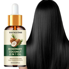 Load image into Gallery viewer, Rosemary Oil Hair Essential Coconut Oil Improve Hair Loss And Nourishes Strengthen Hair Roots Scalp Treatment Hair Care
