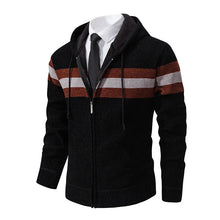 Load image into Gallery viewer, Hooded Knit Sweater Coat with Fleece Lining
