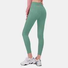 Load image into Gallery viewer, Yoga Pants For Women Elastic High Waist Cross Back Seamless Leggings Hip Lift Gym Tight Sportswear Fitness Sports Leggings

