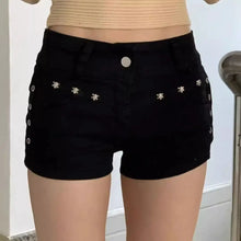 Load image into Gallery viewer, Shorts Women Skinny Creativity Lace-up Popular Streetwear Daily Personality Students Holiday Fashion Sexy American Retro Leisure
