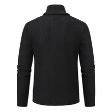 Load image into Gallery viewer, Autumn Winter Sweaters for Men Casual Knitted Sweaters Large Size Solid Color Plus Velvet Cardigan Knitted Sweater Cotton Coat
