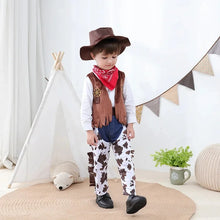 Load image into Gallery viewer, Toddler Cowboy Costume Outfit Set
