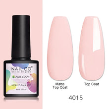 Load image into Gallery viewer, NAILCO 8ml Pink Red Colors Gel Nail Polish Nail Art Varnishes Gel Lacquer Coat LED Nails Manicure Design UV Gel Varnish Soak Off
