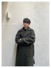 Load image into Gallery viewer, Winter Woolen Long Trench Coat

