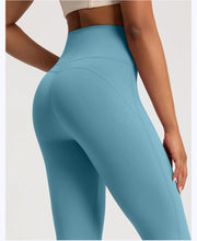 Load image into Gallery viewer, High-end Yoga Leggings Slim Yoga Pants High Waist Wide Leg Pants Bottoms Breathable Gym Casual Sports Bell Leggings Female
