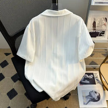 Load image into Gallery viewer, Minimal Casual White Shirt Men
