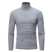 Load image into Gallery viewer, Spring Autumn Thin Men Pullovers Sweaters Turtleneck Knitted Sweater for Men Warm Clothing Male Sweaters Full Black White Tops
