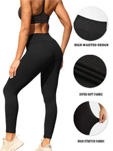 Load image into Gallery viewer, Women's Super Soft Leggings High Waisted Tummy Control No See Through Workout Yoga Running Athletic Push Up Gym Fitness Leggings
