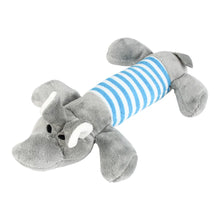 Load image into Gallery viewer, Fit for All Pets Dog Cat Fleece Toys Popular Squeak Chew Sound Dolls Elephant Duck Pig Pet Funny Plush Toys

