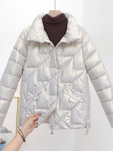 Load image into Gallery viewer, Glossy Winter Cotton Padded Parka

