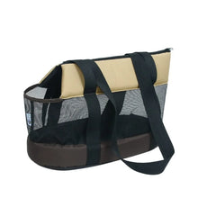 Load image into Gallery viewer, Practical Oxford Cloth Pet Carrier Black Foldable Pet Bag Breathable Lightweight Pet Backpack Hiking Trip

