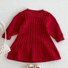 Load image into Gallery viewer, Knitted Princess Party Girls Dress
