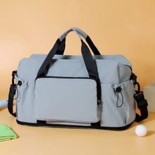 Load image into Gallery viewer, Travel Bag with Large Capacity for Short-Distance Travel, Storage Luggage Bag, Portable Lightweight Crossbody Sports and Fitness Bag for Women, Expandable and Can Be Attached to a Trolley Case
