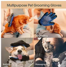 Load image into Gallery viewer, Pet Hair Glove Comb Pet Dog Cat Grooming Cleaning Glove Deshedding Hair remover Massage Brush Animal Supplies Cat Accessoies
