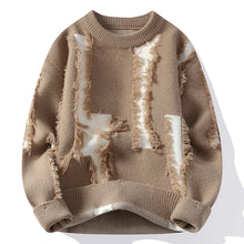 Load image into Gallery viewer, 2026 Winter Fashion worn‑out design Sweater Men Casual Knit Pullovers Mens Thick Warm Loose Knitted Sweaters Streetwear Man
