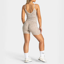 Load image into Gallery viewer, Leopard Print Yoga Set Women: 2 Piece High Waist Shorts &amp; Tank Top, Soft Stretch Quick Dry Gym Fitness Activewear
