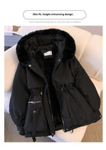 Load image into Gallery viewer, Fleece Lined Hooded Winter Puffer
