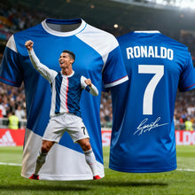 Load image into Gallery viewer, 2026 Ronaldo 7 Football Jersey Chatgpt Ai Style Adults and Kids Fan Edition Summer Soccer Training Tops Comfortable Sportswear
