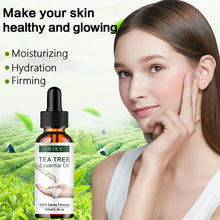 Load image into Gallery viewer, Natural Tea Tree Oil Moisturizing Facial Body Feminine Skin Care Skin Repair Moisturizing Aromatherapy Pure Massage Essential Oi

