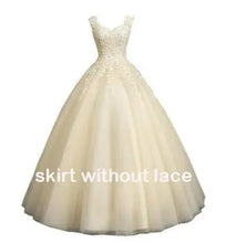 Load image into Gallery viewer, Sleeveless Wedding Dresses Classic Sweetheart Vestido De Noiva Luxury Lace Bridal Ball Gown Formal Robe De Mariee Customized
