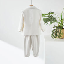 Load image into Gallery viewer, White Formal Boys Blazer Set
