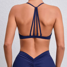 Load image into Gallery viewer, New Sports Bra Women Gym Yoga Sport Bra Bralette Mujer Brassiere Sport FemWhite Blue Navy Workout Top Red Pink

