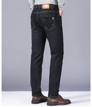 Load image into Gallery viewer, Men Fashion Straight Jeans Men 2025 New Stretch Slim Fit Pants Comfortable Soft Business Denim Trousers Male Brand Clothing
