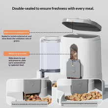 Load image into Gallery viewer, Automatic Pet Feeder and Water Dispenser All in One Large Capacity Gravity Dog Cat Bowl Smart Food Water Bowl for Pets
