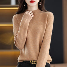Load image into Gallery viewer, Merino Wool Mock Neck Pullover
