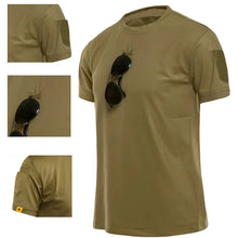 Load image into Gallery viewer, Mens Summer T-shirt Male Camping Hiking Trekking Tops Training Running Climbing Gym Breathable Pullover Casual Cargo Shirts
