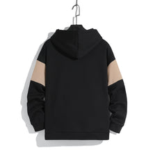 Load image into Gallery viewer, Men's patchwork color hoodie light fleece hoodie long sleeve hoodie sports hoodie
