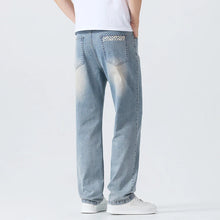 Load image into Gallery viewer, Men's Summer Thin Comfortable Jeans, Fashionable and Breathable Business Straight Pants, Loose Retro Casual Denim Trousers
