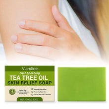 Load image into Gallery viewer, Tea Tree Soap, Soap Bar with Tea Tree Oil, Natural Soaps for Body Skin Cleaning,Gentle Exfoliating Bar Soap
