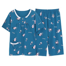 Load image into Gallery viewer, Cotton Cartoon Summer Pajama Set
