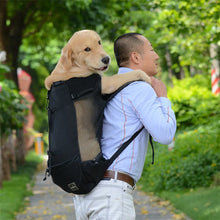Load image into Gallery viewer, Travel Riding Driving Pet Carrier Backpack Carring Supplies for Medium Large Dogs Camouflage Big Dog Bags Samoyed Labrador Corgi
