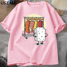 Load image into Gallery viewer, Unisex Graphic Sushi Print Tee
