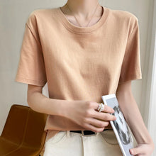 Load image into Gallery viewer, Loose Cotton Summer Tee Women
