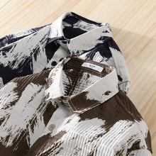 Load image into Gallery viewer, High-quality long-sleeved shirt for new autumn fashion, trendy brand, handsome business style, textured striped shirt, slim fit
