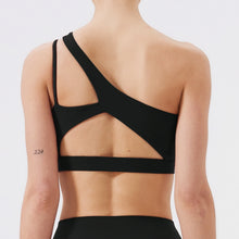 Load image into Gallery viewer, Women Sports Bra Push Up Fitness Bras One Shoulder Shockproof Yoga Bra Breathable Gym Yoga Running Bra Sexy Vest ﻿
