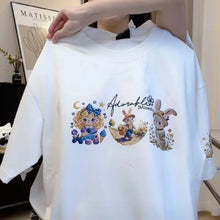 Load image into Gallery viewer, Women T-Shirts Loose Streetwear Unisex Fun Dog Printing Short Sleeve Cotton Girl Tees Female Top Summer 2026
