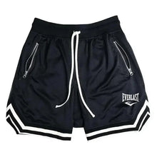 Load image into Gallery viewer, 2026 EVERLAST Fitness Sports Basketball Shorts Men's Summer Casual Loose Breathable Mesh Shorts Fashion Hip Hop Sweatpants
