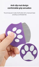 Load image into Gallery viewer, Pet Grooming Comb - Flea Comb for Cats &amp; Dogs, Curved Design for Face &amp; Body, Mini Detangling Brush for Pets
