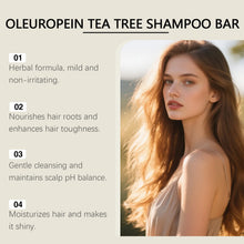Load image into Gallery viewer, Herbal Dandruff Removal Shampoo Bar Mild Tea Tree Oil Essence Oil Control Scalp Cleansing Hair Care Soap Hair Damaged Repairing
