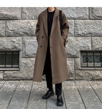 Load image into Gallery viewer, Korean Inspired Long Windbreaker
