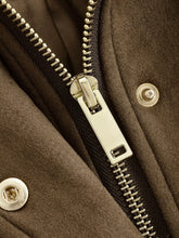 Load image into Gallery viewer, Elegant Hooded Double Breasted Jacket
